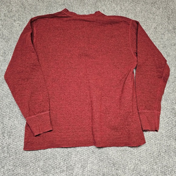 LL Bean Mens Traditional Fit Long Sleeve Henley Shirt Lot of 2 Thermal Size L - Picture 9 of 9